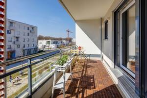 Ramersdorf: Neuwertige 2-Zimmer-Wohnung mit großem Südbalkon - frei – 81737 München – Vorschaubild 4