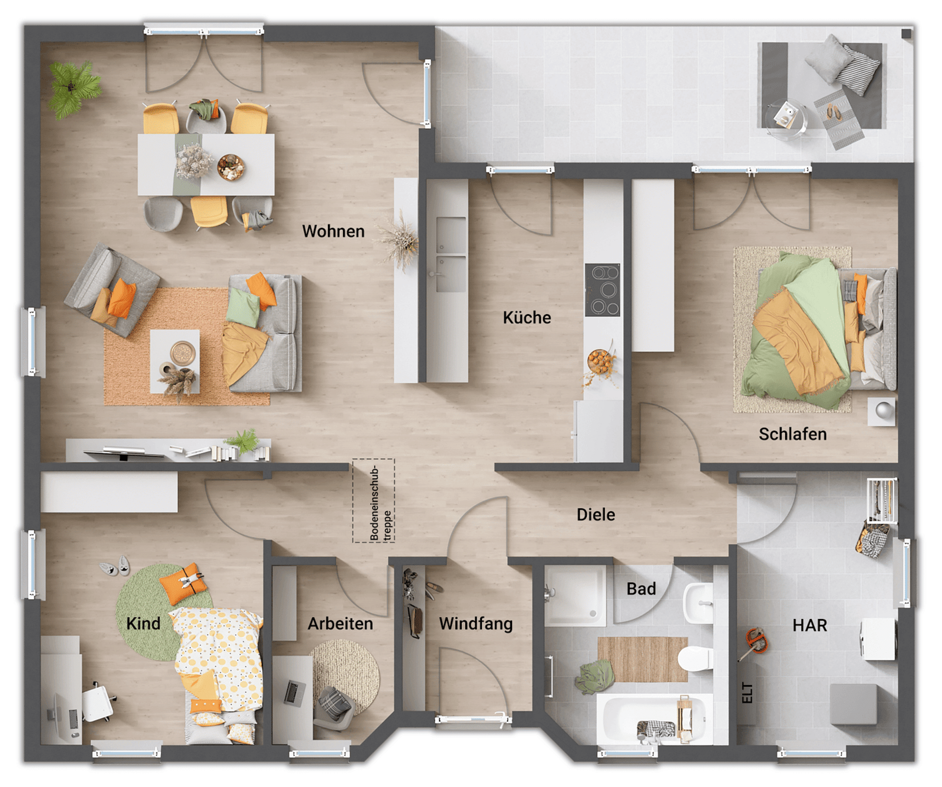 Bungalow in 29664 Walsrode mit 108 m² kaufen