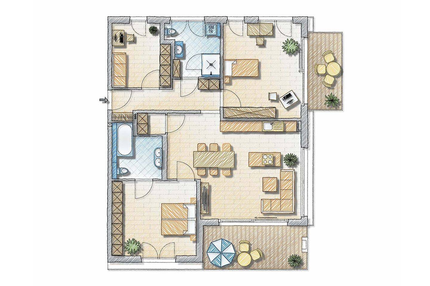 Neubau am Marienbergpark - ca. 40 m² Wohnbereich, Loggia und Balkon – Nürnberg – Vorschaubild 9