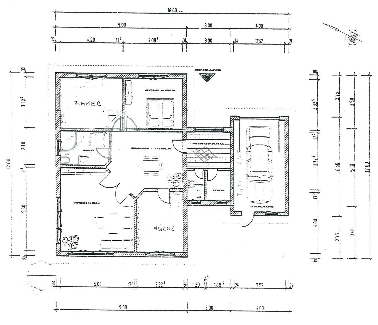 Einfamilienhaus mit Garage im Bungalowstil – Ettersburg – Vorschaubild 2