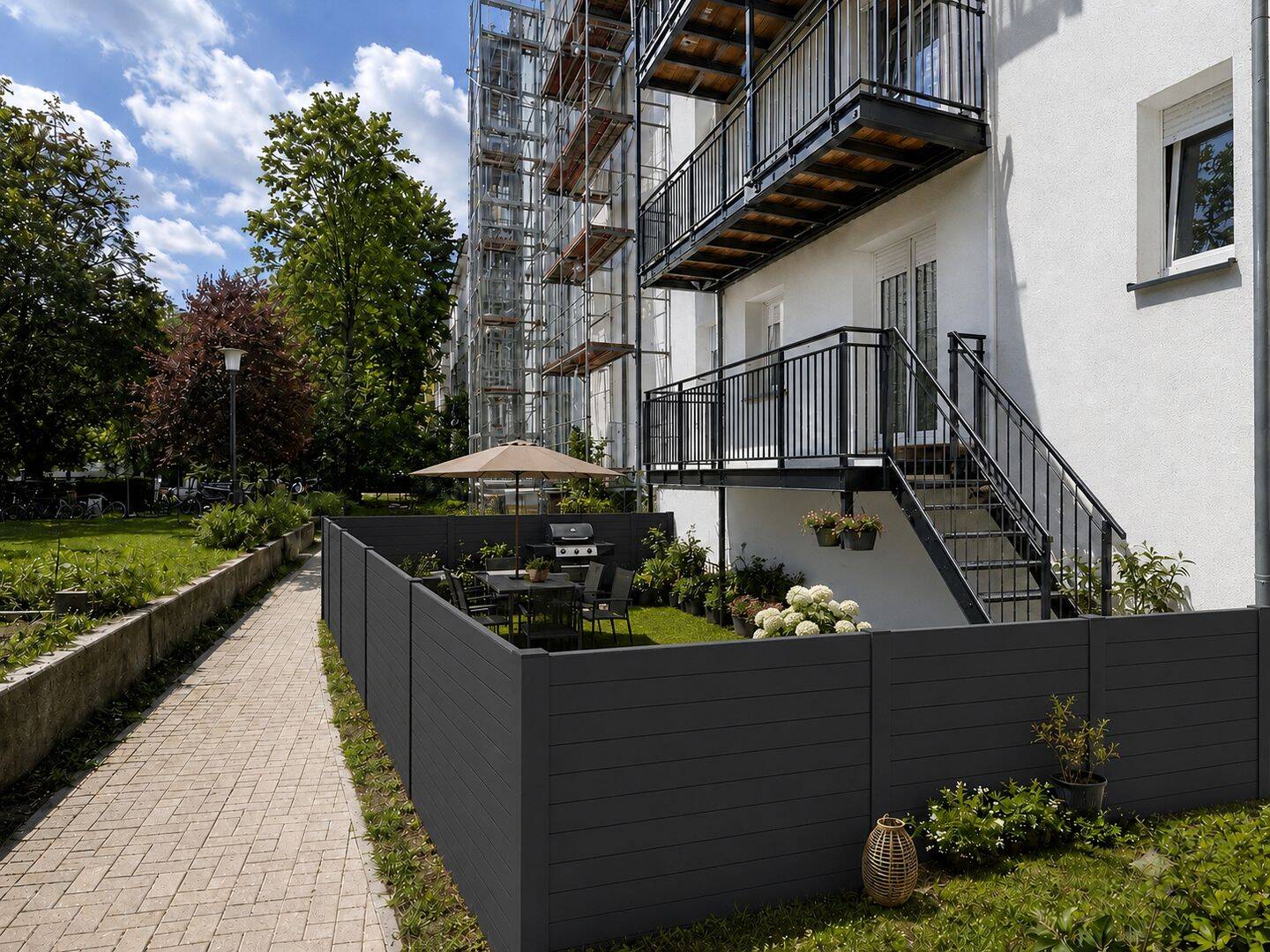 Erstbezug nach Kernsanierung: 2-Zimmer-Wohnung mit Balkon und Terrasse in direkter Parklage – Berlin – Vorschaubild 6