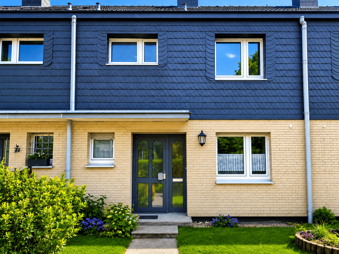 Wohnen, wo Familien sich wohlfühlen – Reihenhaus mit Garten, Balkon und Garage