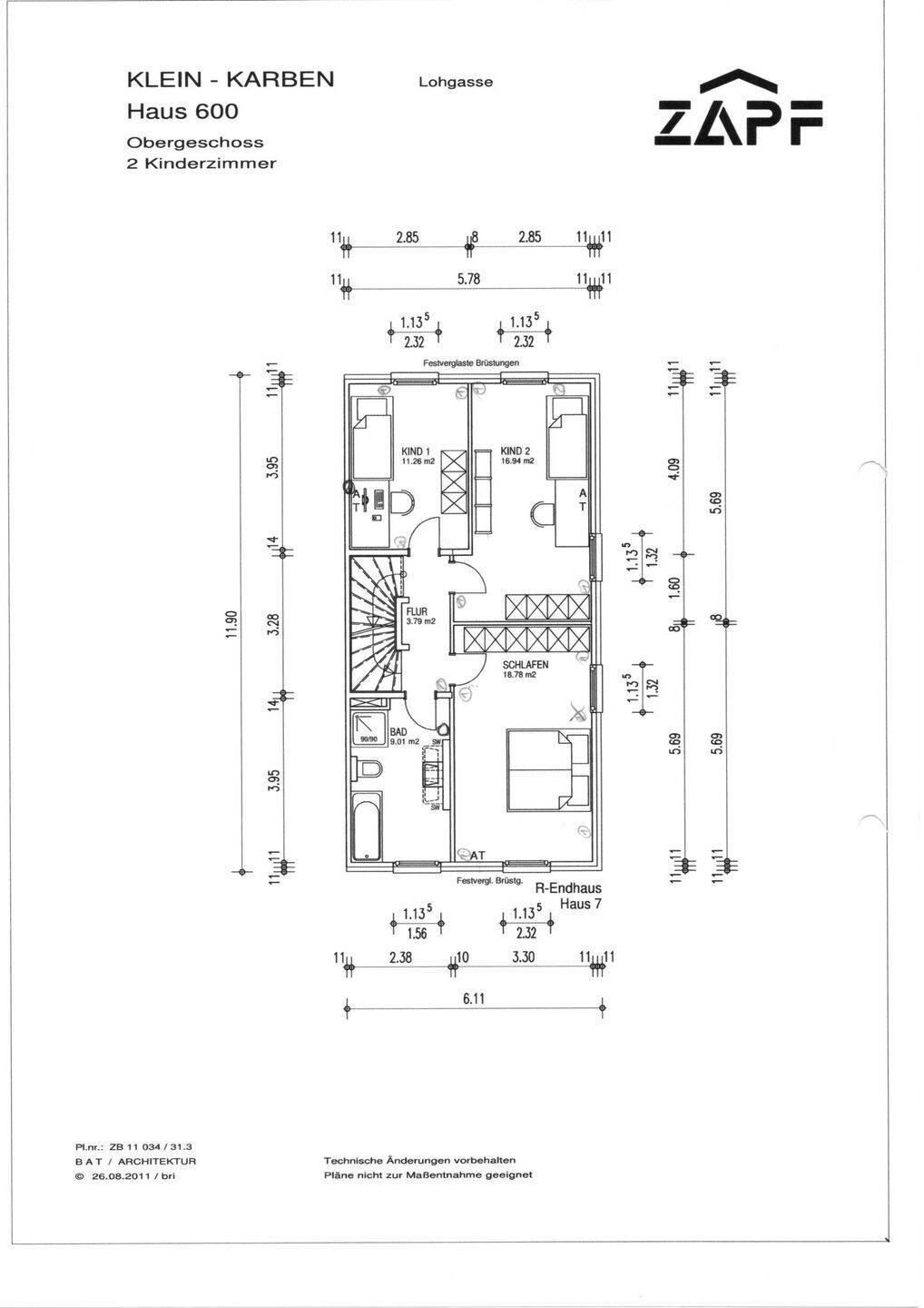 Wunderschönes Reihenendhaus BJ. 2013 direkt vom Eigentümer – Karben – Vorschaubild 3