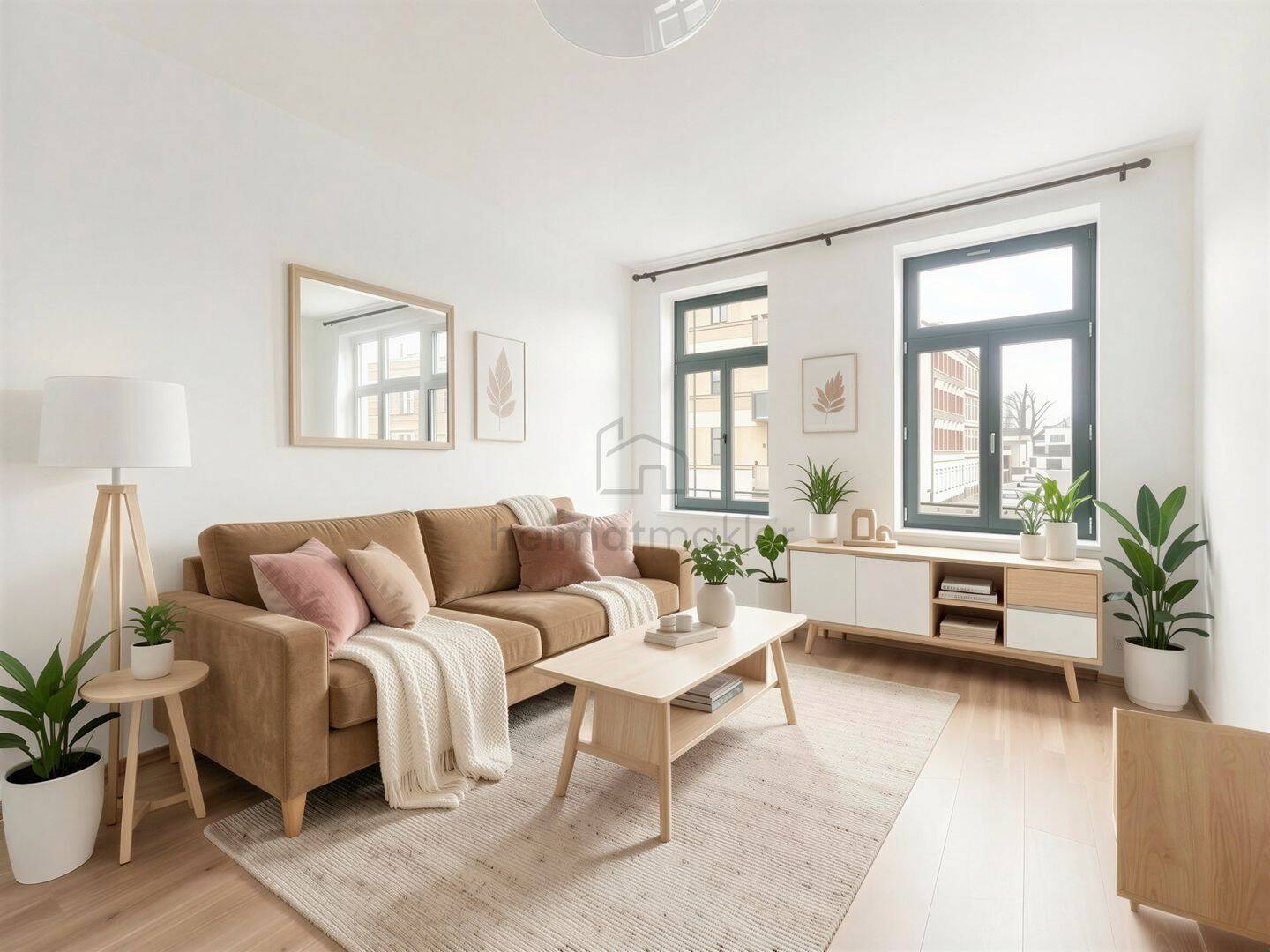 2-Zimmer-Wohnung mit ruhigem Innenhofbalkon in gepflegtem Altbauensemble – Leipzig – Vorschaubild 3