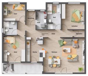 Ihr Traumhaus in Bremerhaven - Familientauglicher Bungalow mit viel Platz! – 27570 Bremerhaven – Vorschaubild 9