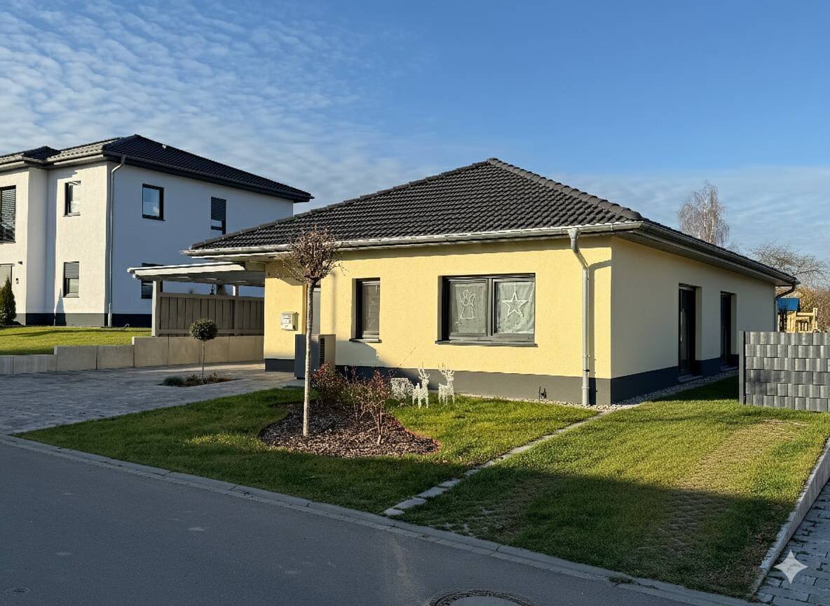 Nur noch wenige Grundstücke: Neubau-Bungalow im Baugebiet "Zur Tränke" in Top-Grünlage von Thalheim – Bitterfeld-Wolfen – Vorschaubild 5