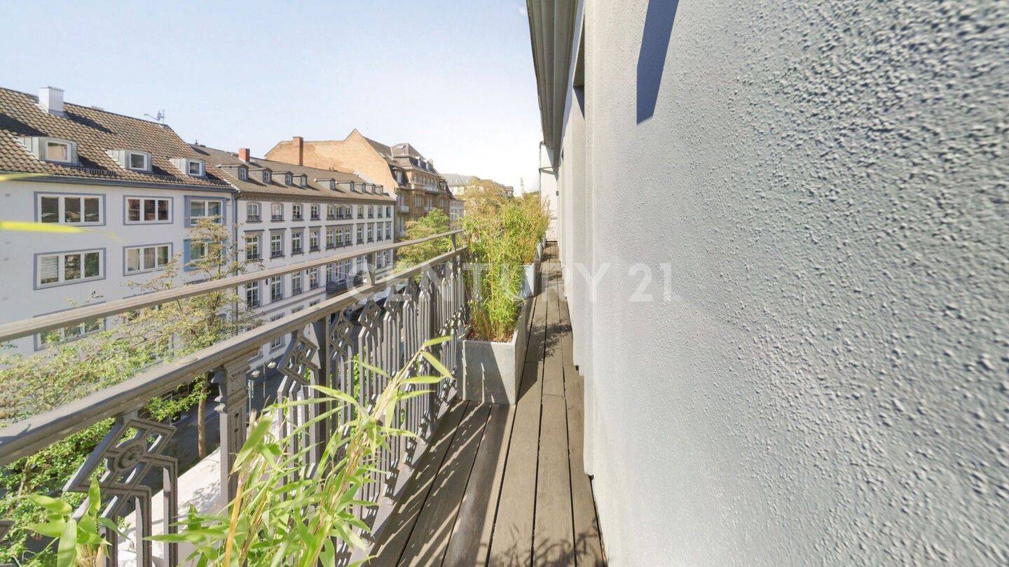 Taunusstraße | Luxus | 4 Zimmer | Sanierter Altbau | 3 Balkone | Aufzug | Stellplatz – Wiesbaden – Vorschaubild 7