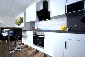 Schönes 1-Zimmer-Penthouse-Apartment, klein & exklusiv, komplett ausgestattet, Innenstadt Offenbach – 63065 Offenbach am Main – Vorschaubild 2