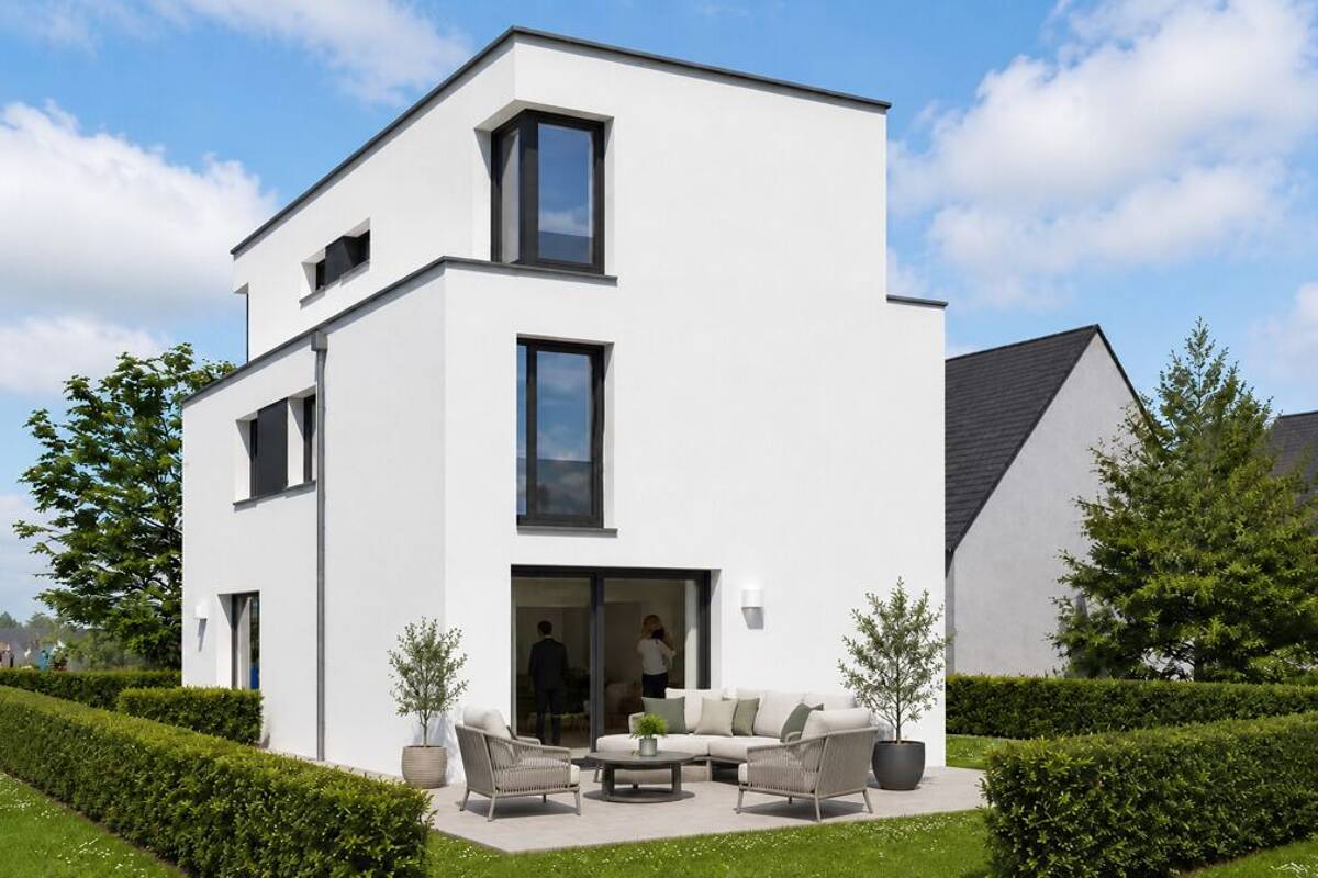Neubau Doppelhaushälfte mit großem Garten - Pool auf Wunsch. – 21033 Hamburg – Bild 1 von 9