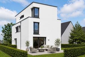 Neubau Doppelhaushälfte mit großem Garten - Pool auf Wunsch. – 21033 Hamburg – Vorschaubild 1