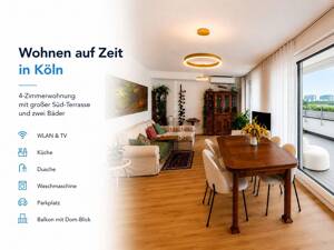 Penthouse mit Blick über Köln - Wohnen auf Zeit ab 3 Monate – 50676 Köln – Vorschaubild 1