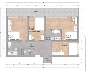 Frisch renoviertes Zimmer mit Balkon für Studenten & Young Professionals – 91056 Erlangen – Vorschaubild 7