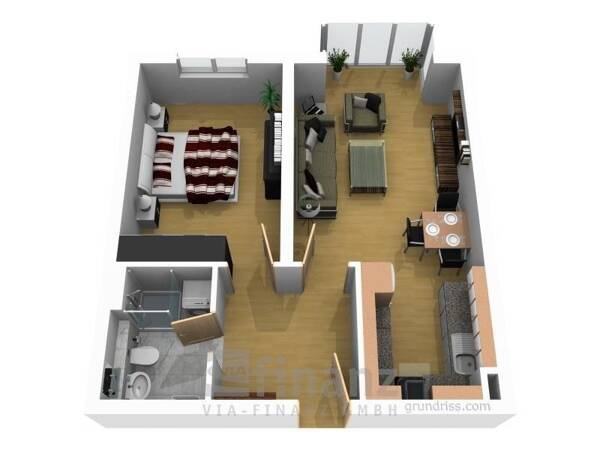 Etagenwohnung in 08058 Zwickau mit 46,86 m² kaufen