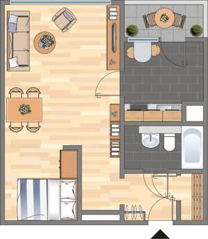 1-Zimmer-Wohnung in Dortmund – 44359 Dortmund – Vorschaubild 4