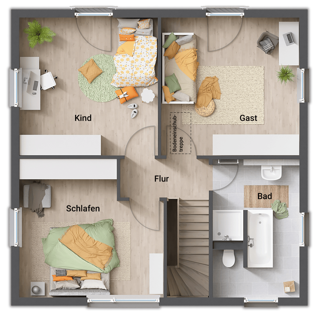 Traumhafte Stadtvilla mit Komplettausstattung – Hollfeld – Vorschaubild 8