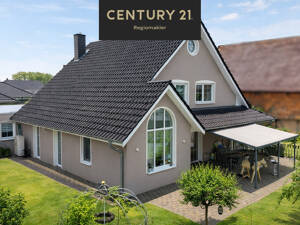 Modernes Zuhause auf dem Lande
