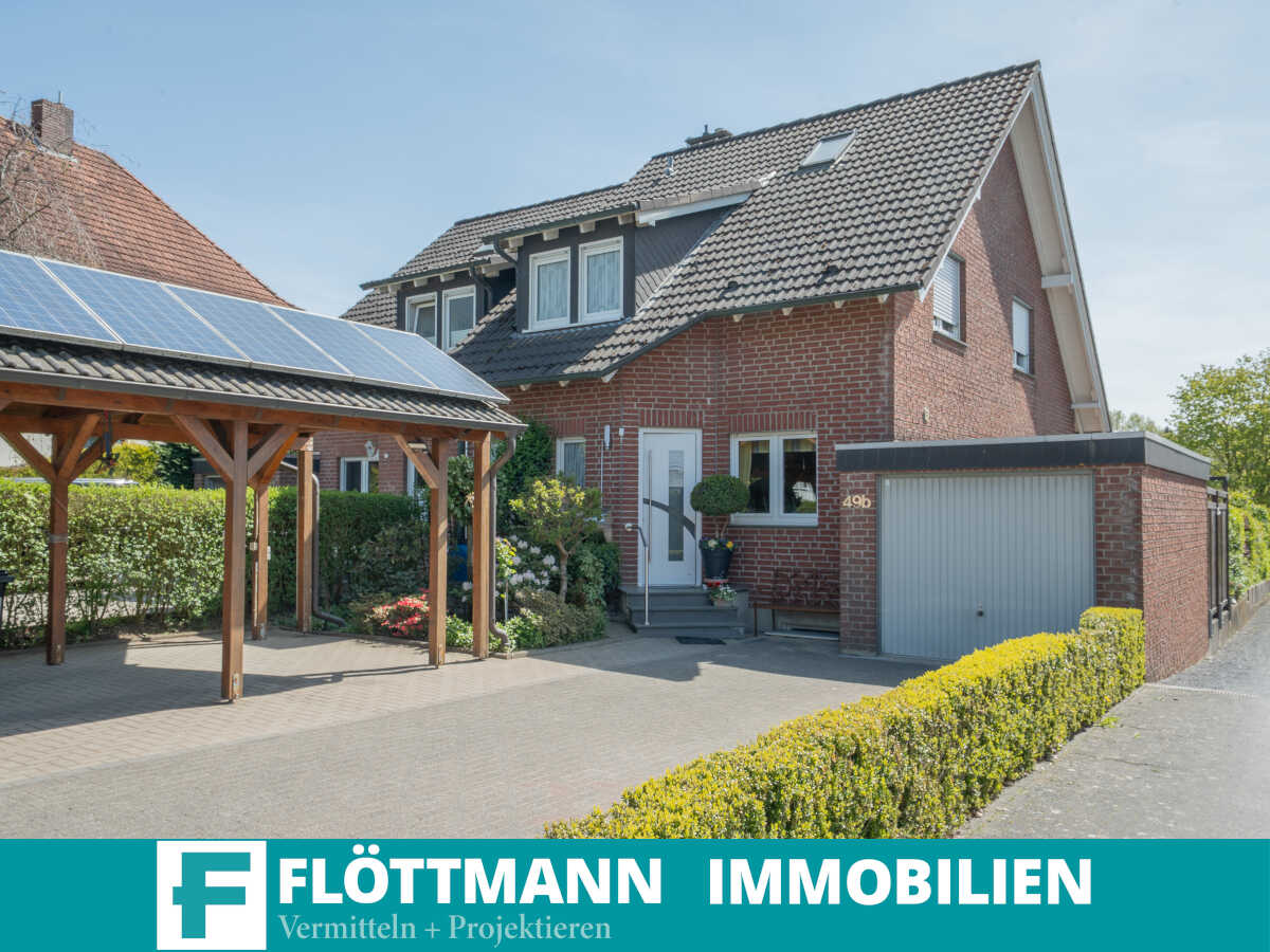 Wohnen am Landschaftsschutzgebiet! Gepflegte Doppelhaushälfte in Bielefeld-Jöllenbeck!