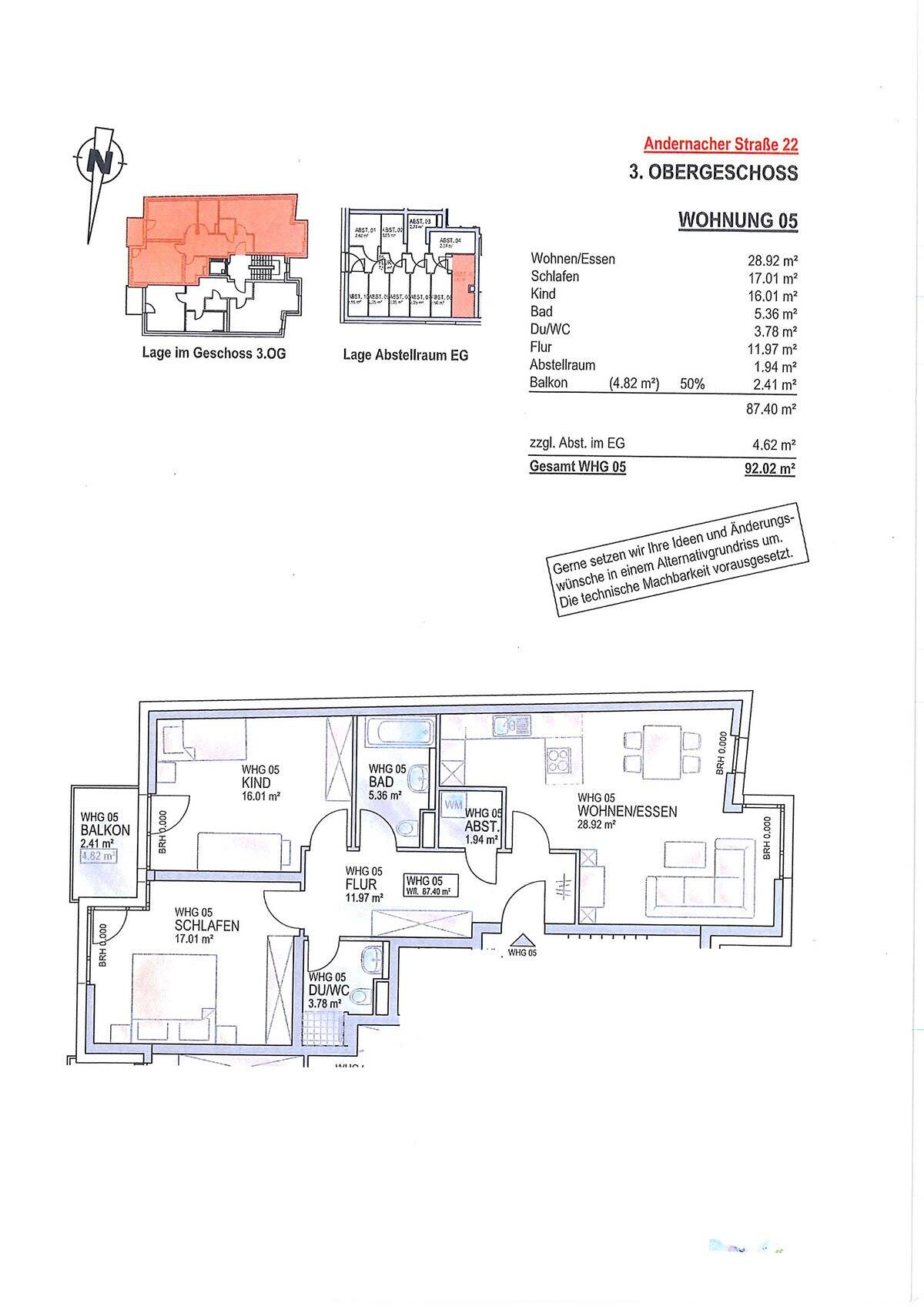 Neubau " Passiv Haus "mit 10 Eigentumswohnungen in Koblenz (WHG 05) – Koblenz – Vorschaubild 6