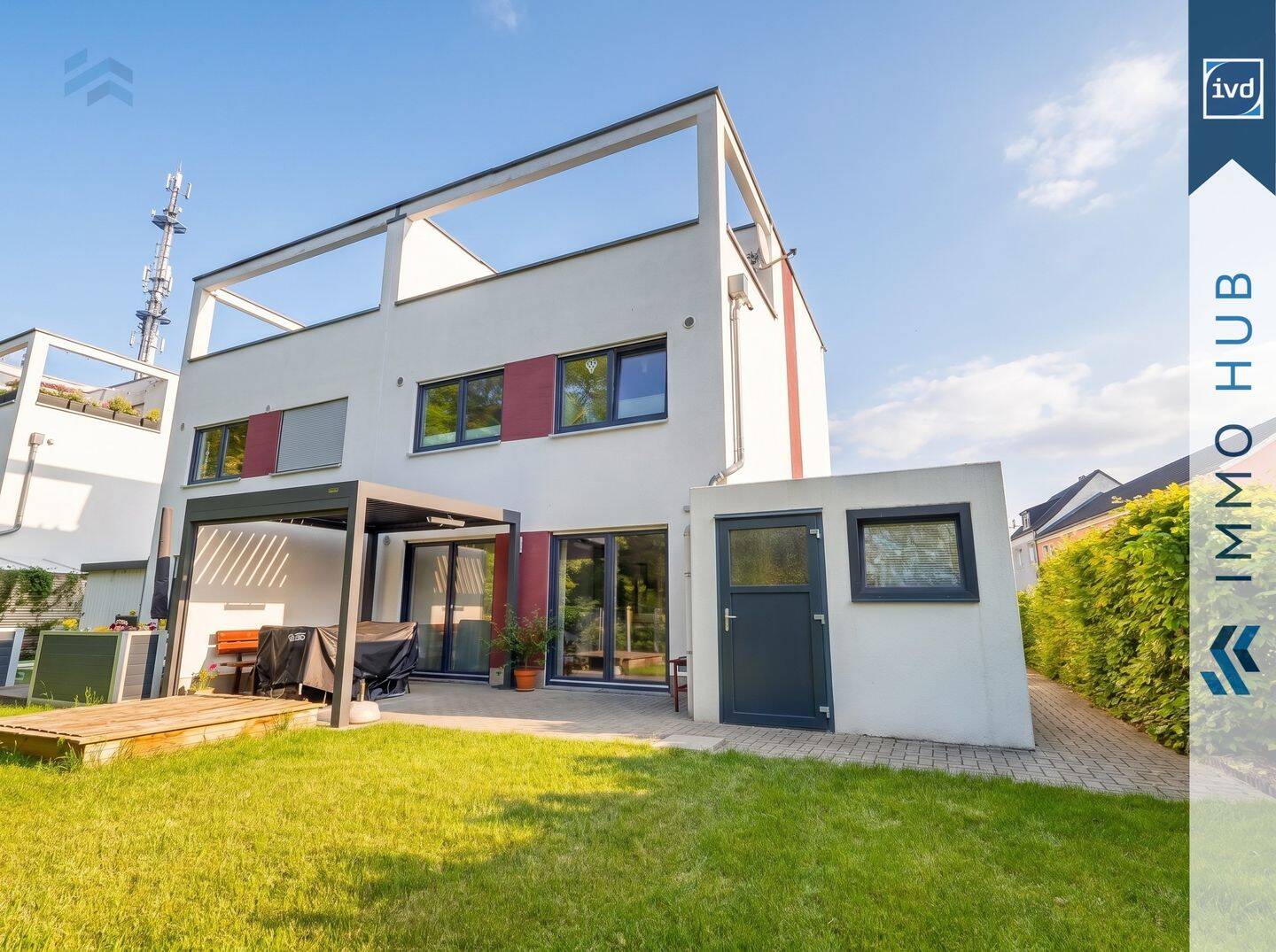++ Zuhause am Stadtpark - moderne Doppelhaushälfte mit Garten, Garage und Dachterrasse ++ – Delitzsch – Bild 1 von 9