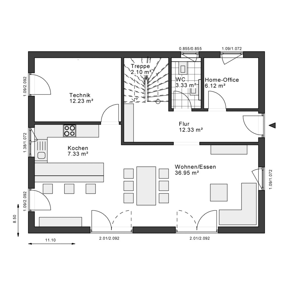 Fast fertig: Erstklassiges Neubau Projekt ohne Bauland. – Guxhagen – Vorschaubild 5