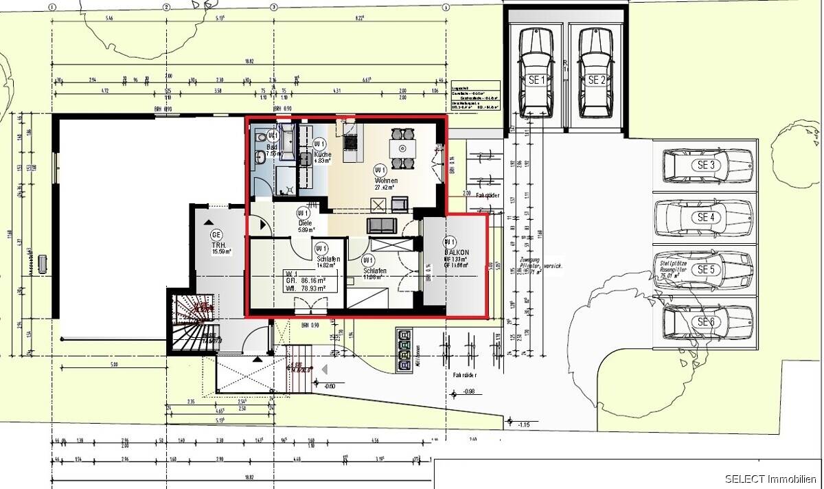 Neubau - Eigentumswohnung mit schöner Aussicht, in ruhiger Sackgasse in SB-Bellevue – Saarbrücken – Vorschaubild 3