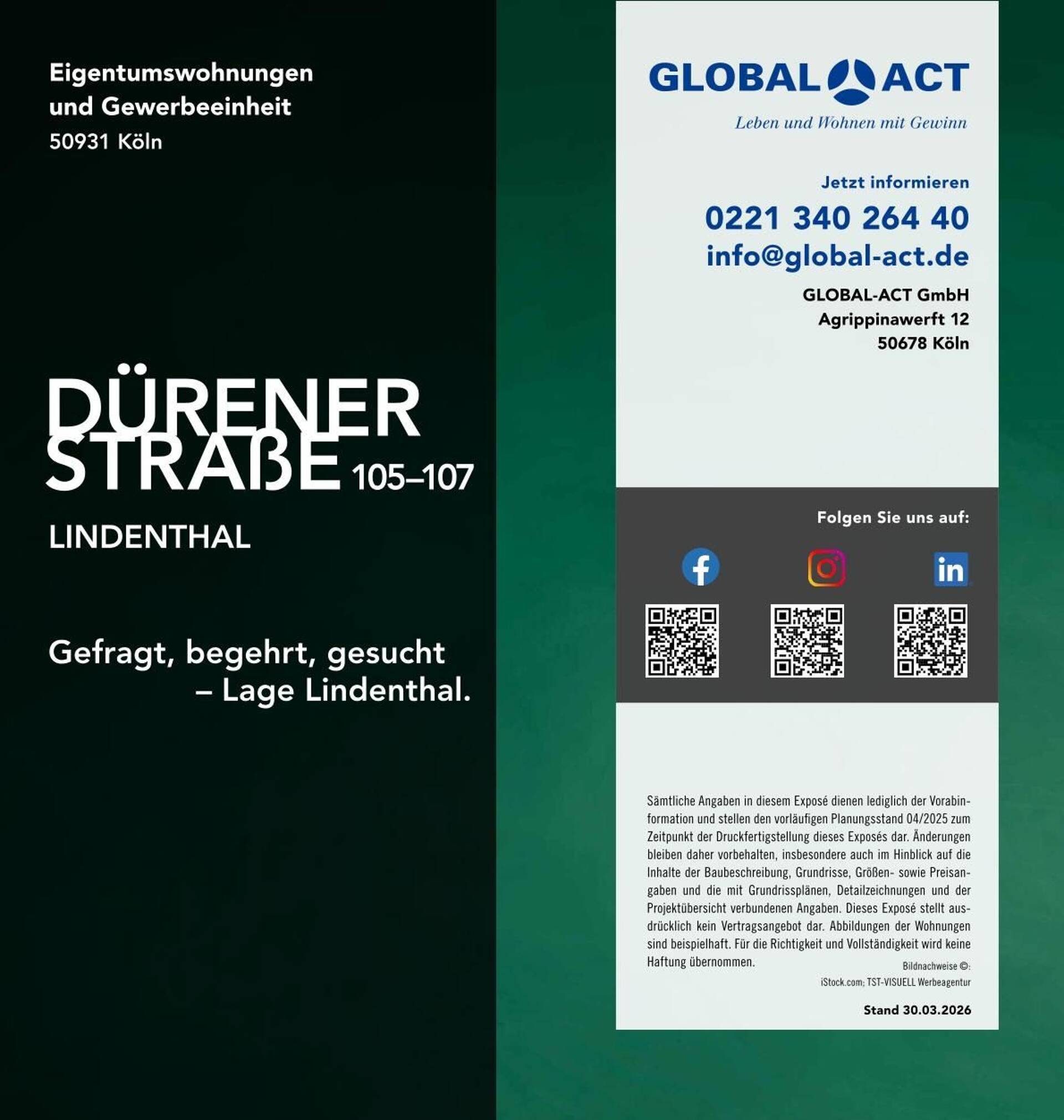Etagenwohnung in 50931 Köln mit 92,81 m² kaufen