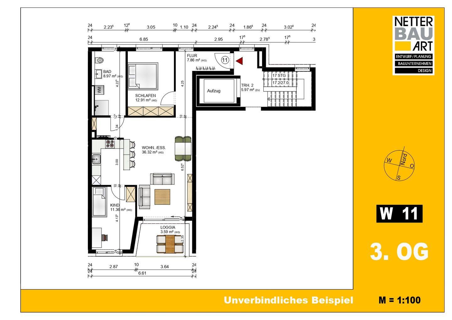 Fürth, Holzstr. 55, Whg. 11, moderne Neubauwohnung