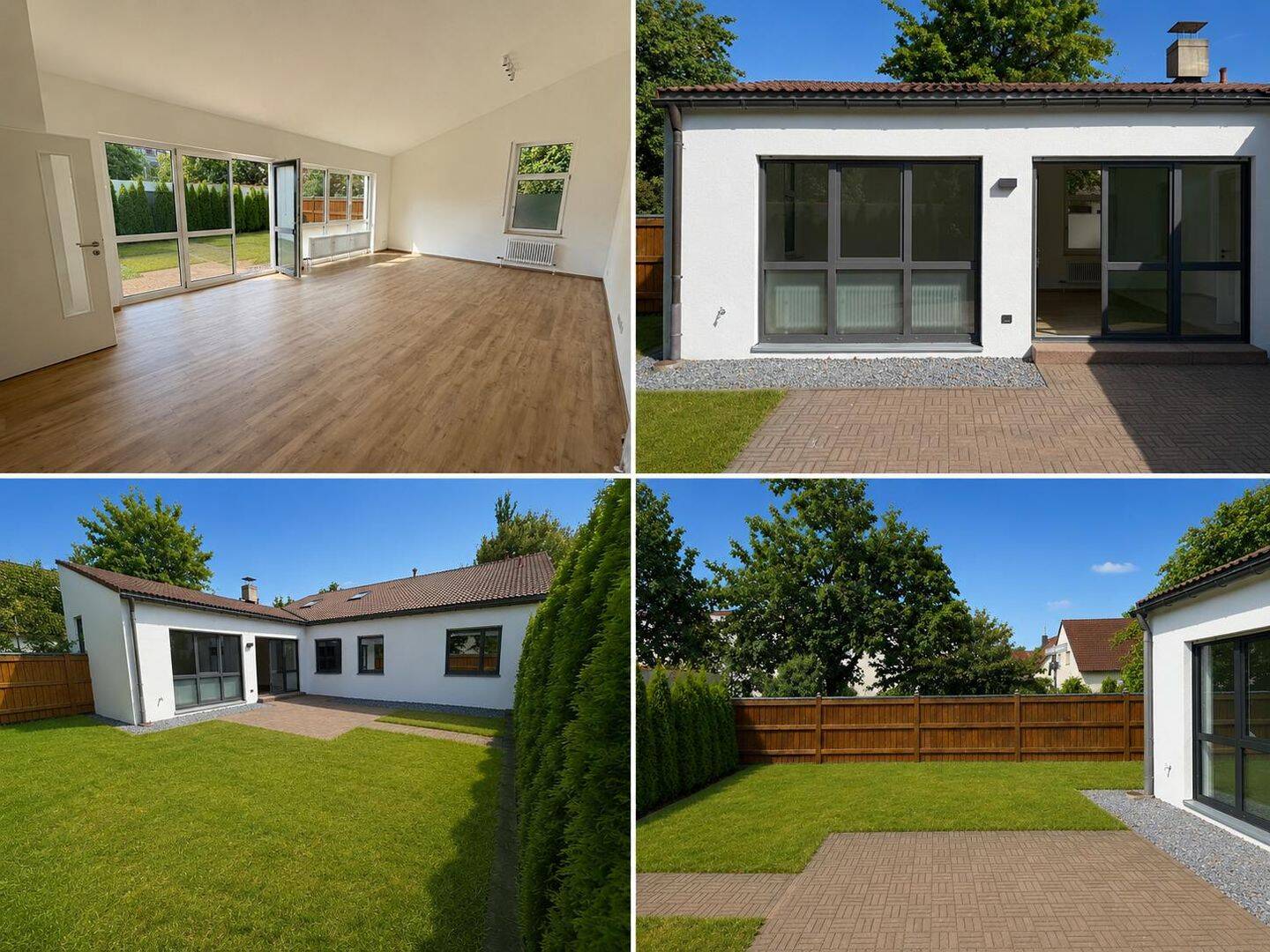 Neuwertig renoviertes Einfamilienhaus mit Garten und Doppelgarage zur Miete