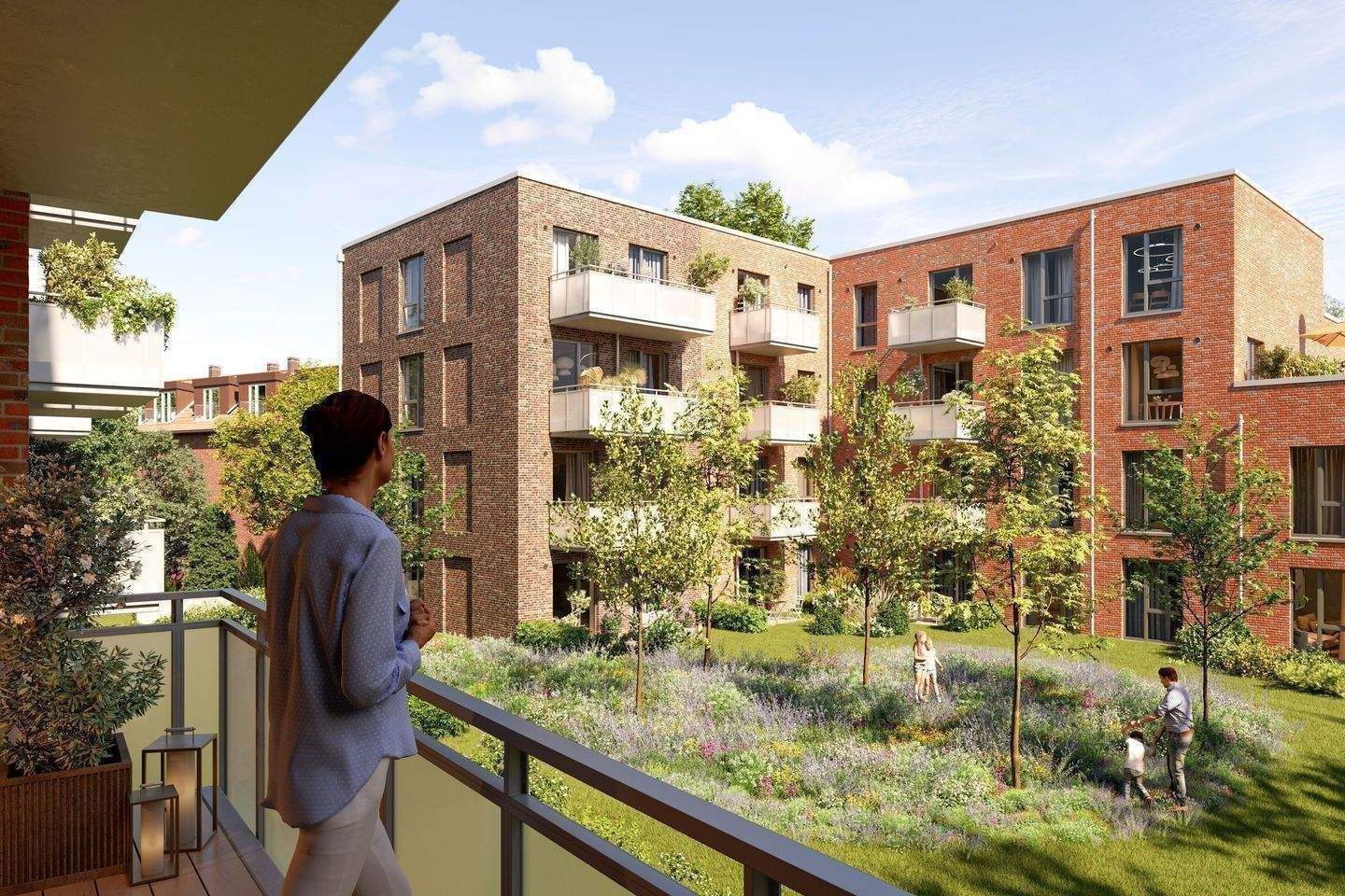 4-Zimmer Neubau Eigentumswohnung mit 2 Bädern und Balkon – Hamburg – Vorschaubild 5