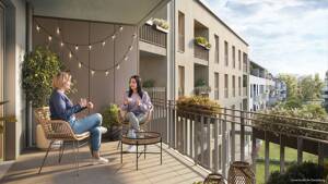 Helle 2-Zimmer-Wohnung mit offenem Wohn-/Essbereich & Balkon – 50735 Köln – Vorschaubild 2