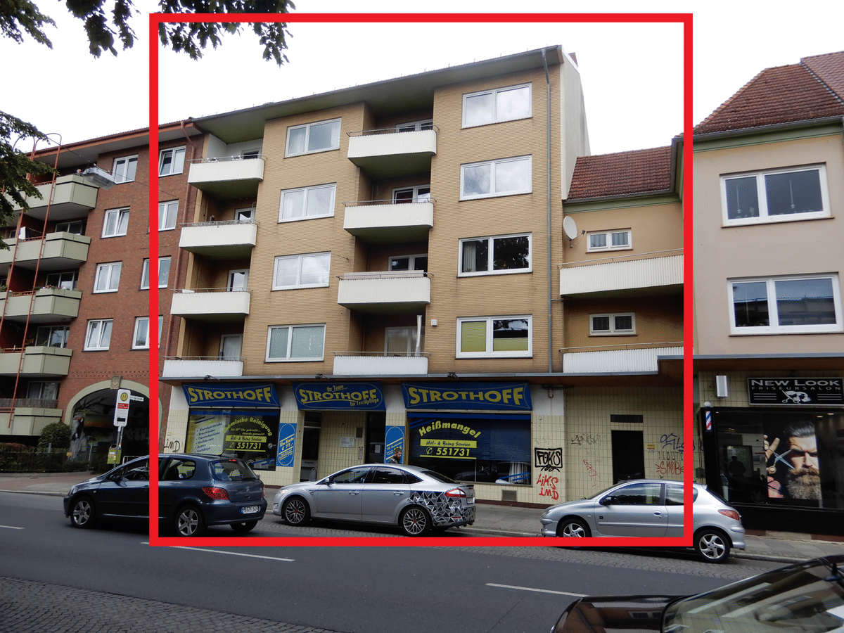 Kapitalanlage 2025 - Gastfeldstraße - Wohn- und Geschäftshaus - 8x Wohnungen - 3x Gewerbe - 10x Garage - Erbaurecht – 28201 Bremen – Bild 1 von 9