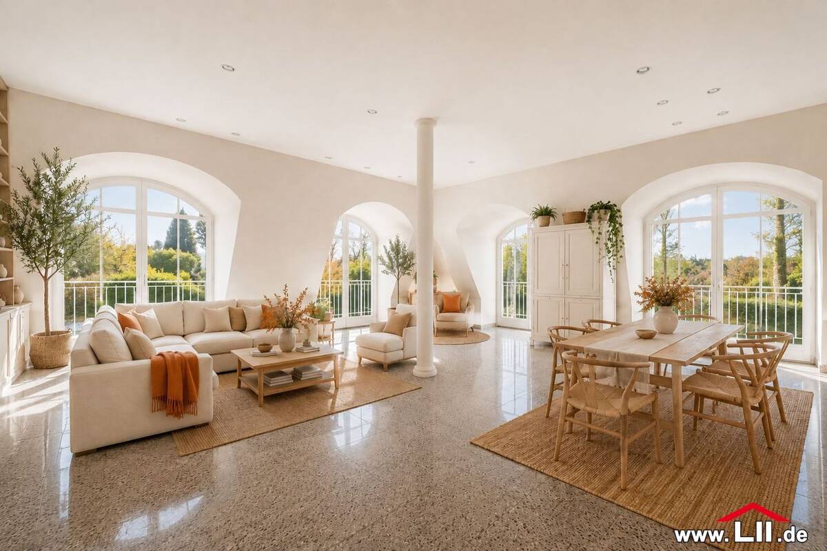 Großzügige Maisonettewohnung in ruhiger, grüner Lage – 60598 Frankfurt am Main – Bild 1 von 9
