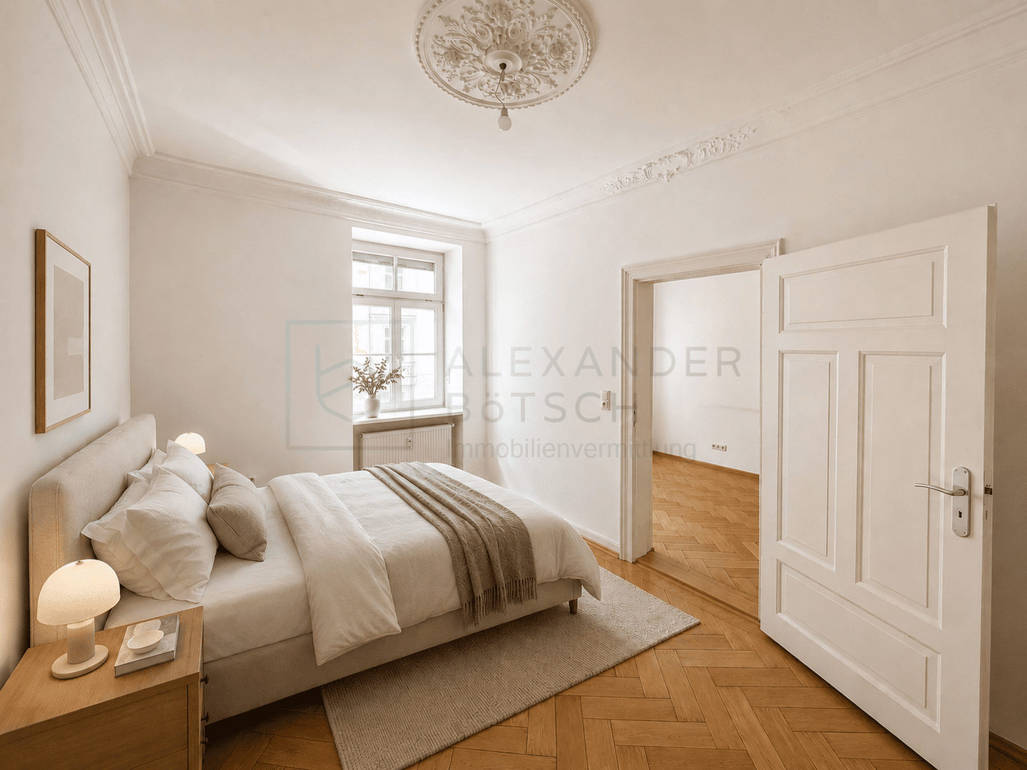 Mehrfamilienhaus nahe Rotkreuzplatz - WE 4 - 1. OG - 2-Zimmer-Altbau mit Balkon – München – Vorschaubild 5