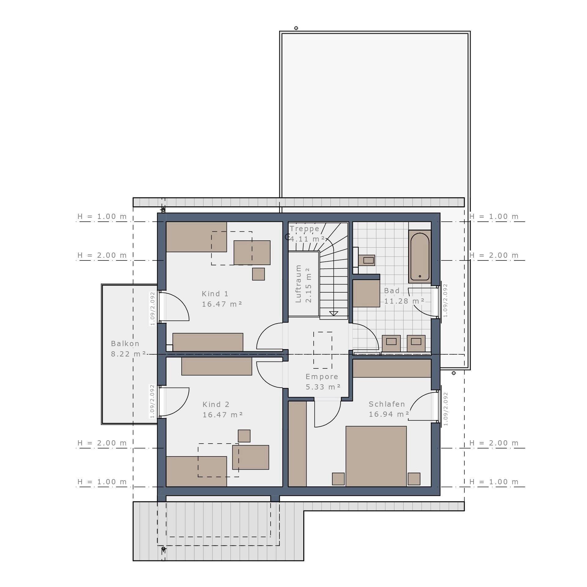 energieeffizienter Neubau KfW mit 4 Zimmer und Grundstück in der Nähe von Bamberg – Buttenheim – Vorschaubild 6