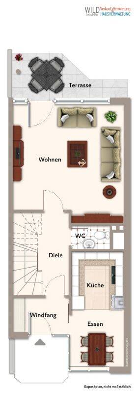 Familientraum auf 3 Ebenen - hochw. sanierte 4-Zi.-Maisonette mit 112 m² und Wohlfühlgarantie – Nürnberg – Vorschaubild 8
