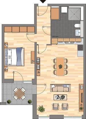 Gut geschnittene 2-Zimmer-Wohnung in Essen Südviertel - Erstbezug! – 45128 Essen – Vorschaubild 7