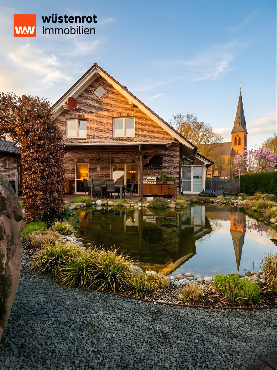 Traumhaus mit idyllischem Garten & Teich - 208 m² Wohnkomfort zum Verlieben – Esterwegen – Vorschaubild 2