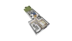 Attraktive 2 Zimmer-Wohnung im EG mit eigenem Garten