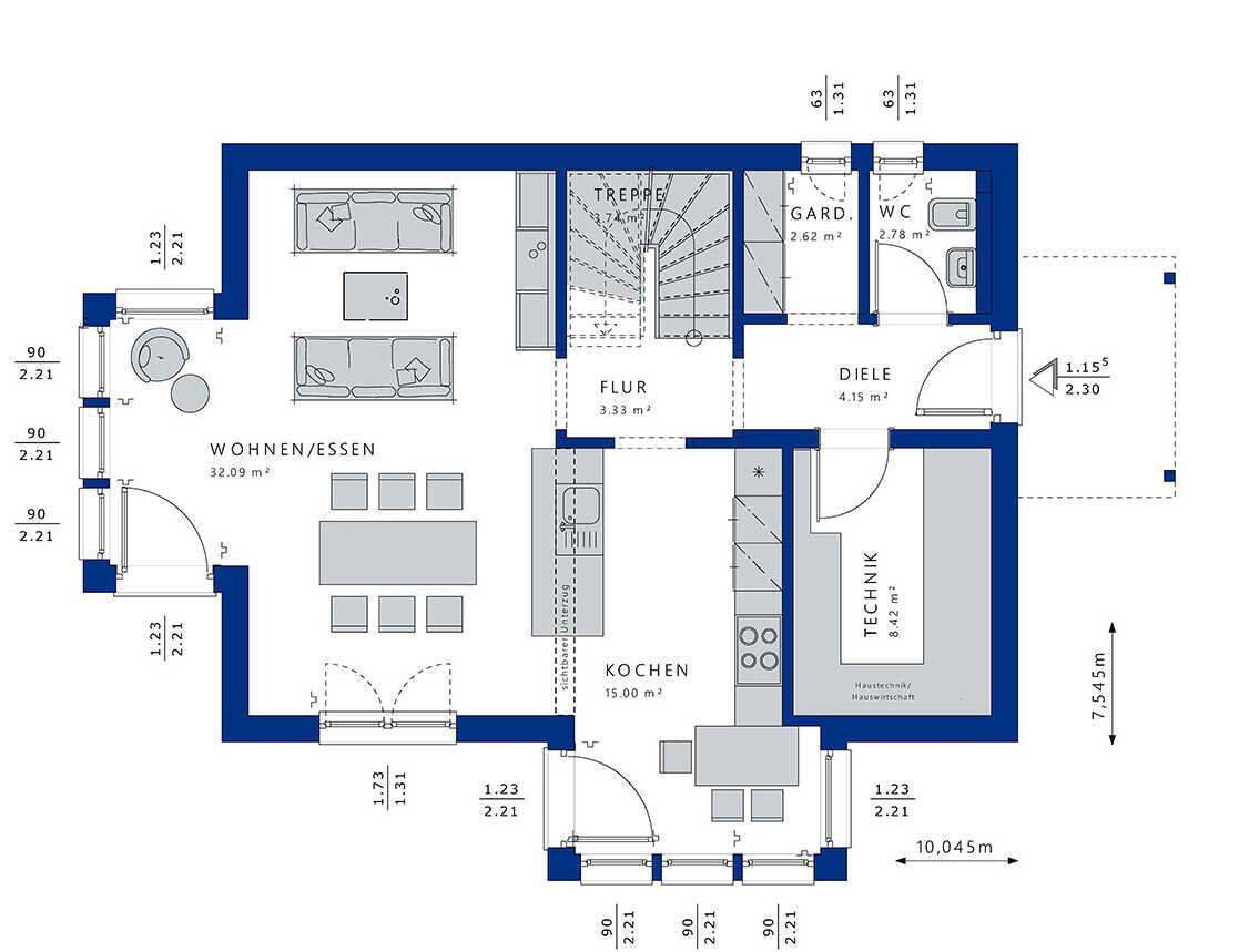 Traumhaftes Einfamilienhaus in Nürnberg-Buchenbühl inklusive Grundstück – Nürnberg – Vorschaubild 4