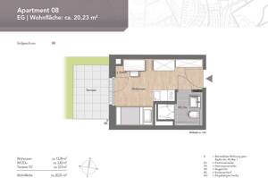 SUMMER DEAL: Jetzt vermietetes Studentenapartment sichern: 1-Zimmer-Apartment - WE 08 – 81549 München – Vorschaubild 2