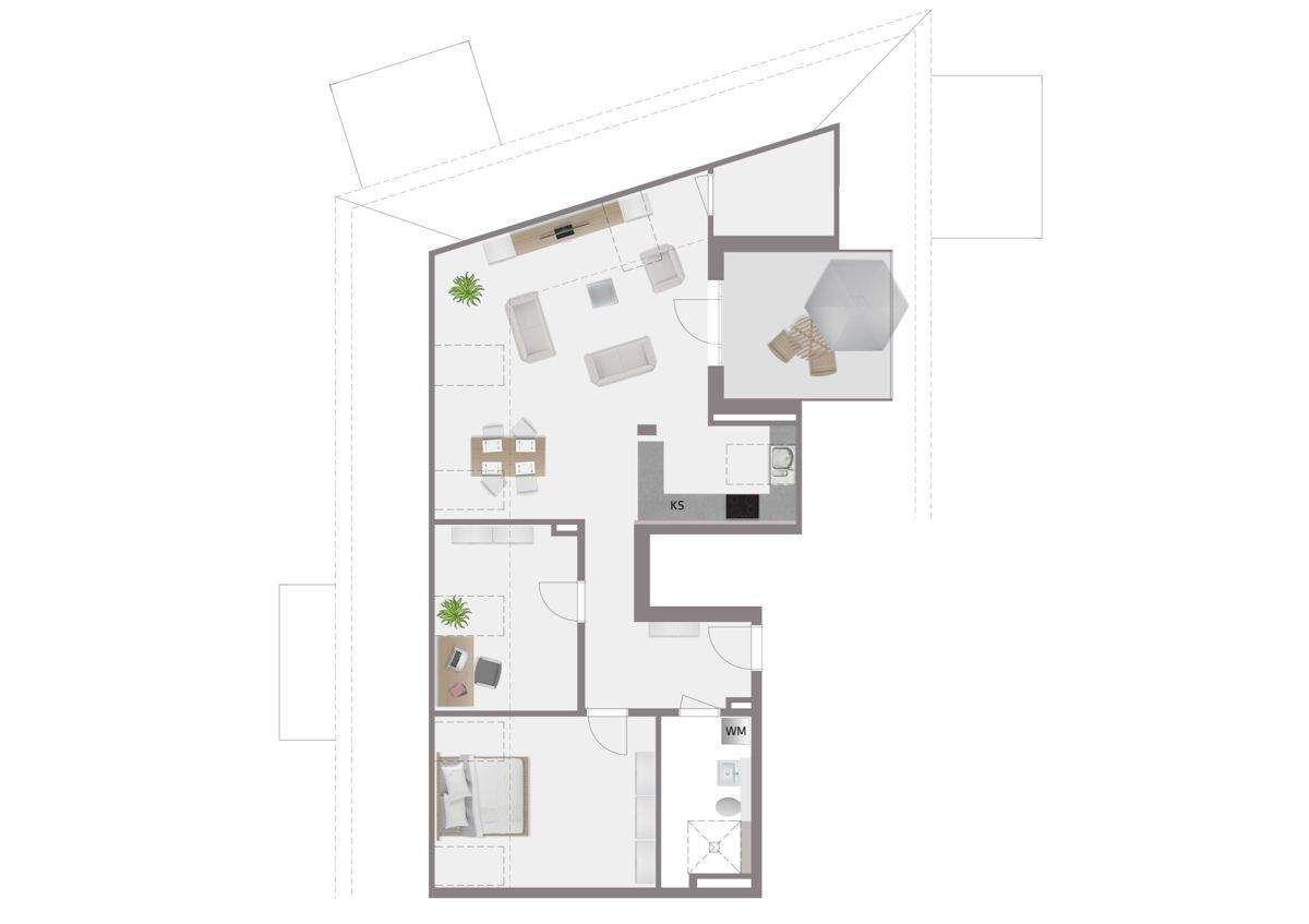 HOHE NACHFRAGE: Wohnen Sie über den Dächern von Augsburg im Betreuten Wohnen mit Dachterrasse – Augsburg – Vorschaubild 7