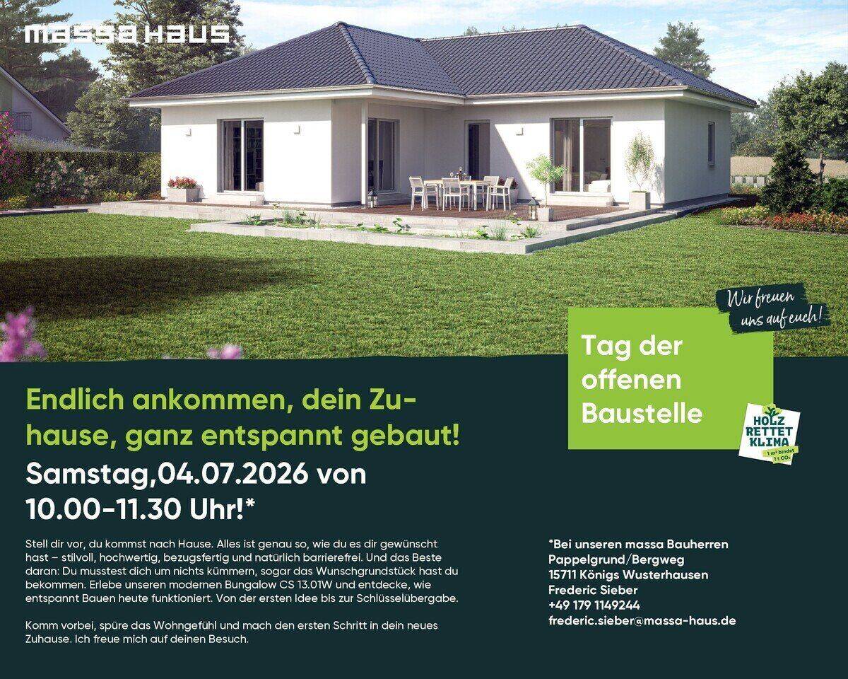 HAUSBESICHTIGUNG BEI BAUHERREN AM 16.05.2026 10-11.30h ! 0179 1149244