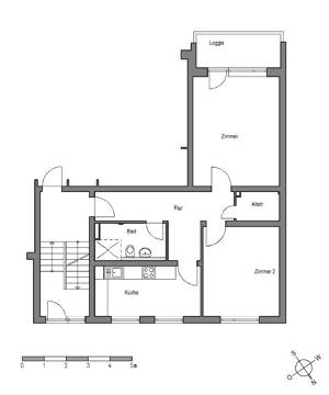 2-Zimmer-Wohnung mit WBS in Sennestadt - "Freie Scholle eG" – 33689 Bielefeld – Vorschaubild 4