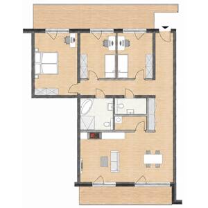 ZENTRALES WOHNEN MIT AUSBLICK / 4-ZIMMER / 2 BALKONE / NEUBAU / ERSTBEZUG – 90763 Fürth – Vorschaubild 4
