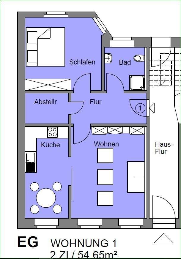 2-Raum-Wohnung im aufstrebendem Stadtteil Buckau – Magdeburg – Vorschaubild 5