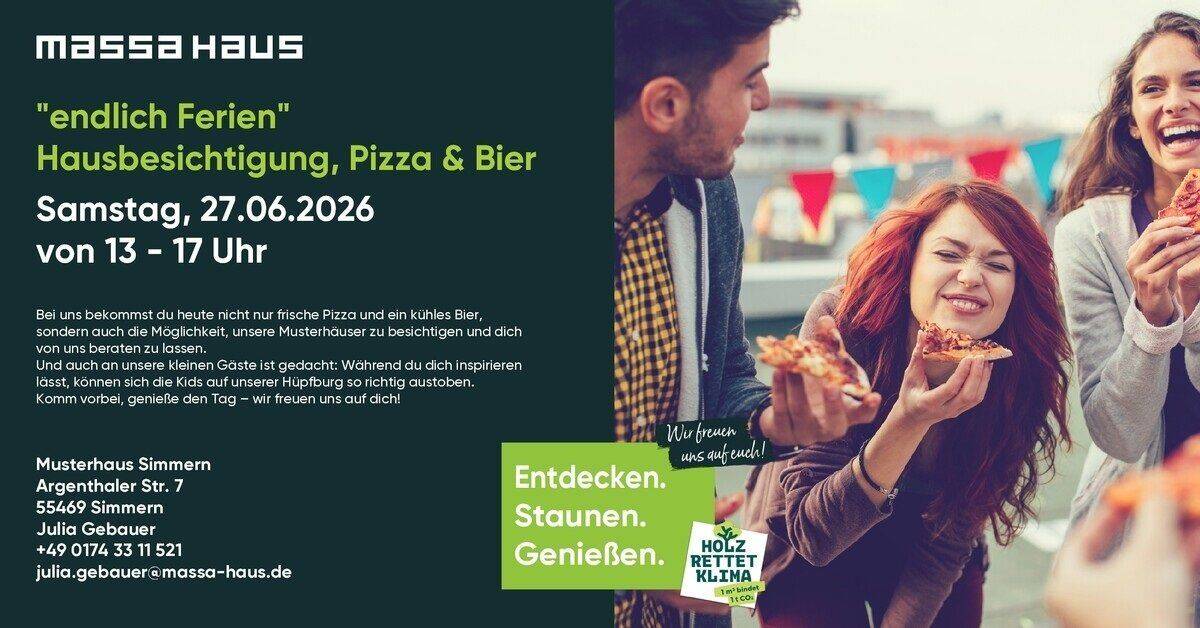 endlich Ferien! 27.06. *Hausbesichtigung mit Pizza & Bier* – Speicher – Vorschaubild 2