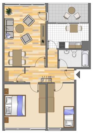 3-Zimmer-Wohnung in Gelsenkirchen Hassel – 45896 Gelsenkirchen – Vorschaubild 1