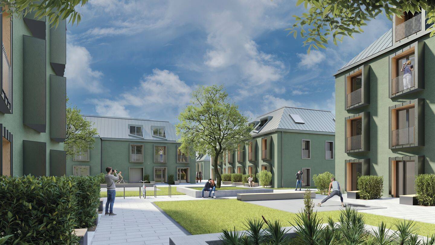 Exklusives Dachgeschoss-Apartment | Bezugsfertig September 2026 | 5 % AfA | Kapitalanlage – Augsburg – Vorschaubild 4
