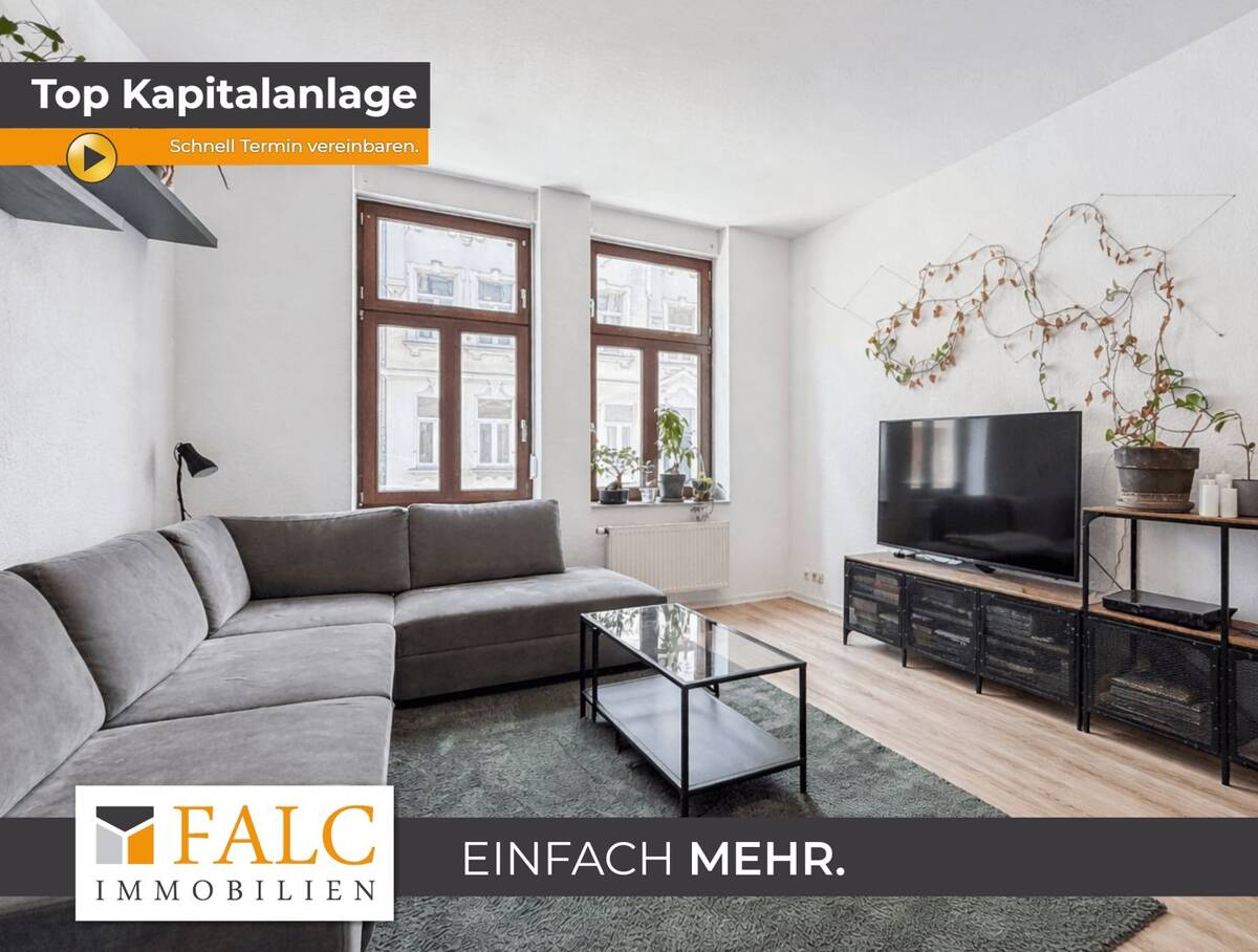 Altbauperle in Stadtfeld-Ost: Charmante 3-Zimmer-Wohnung mit Balkon & Wertsteigerungspotenzial – 39108 Magdeburg – Bild 1 von 9