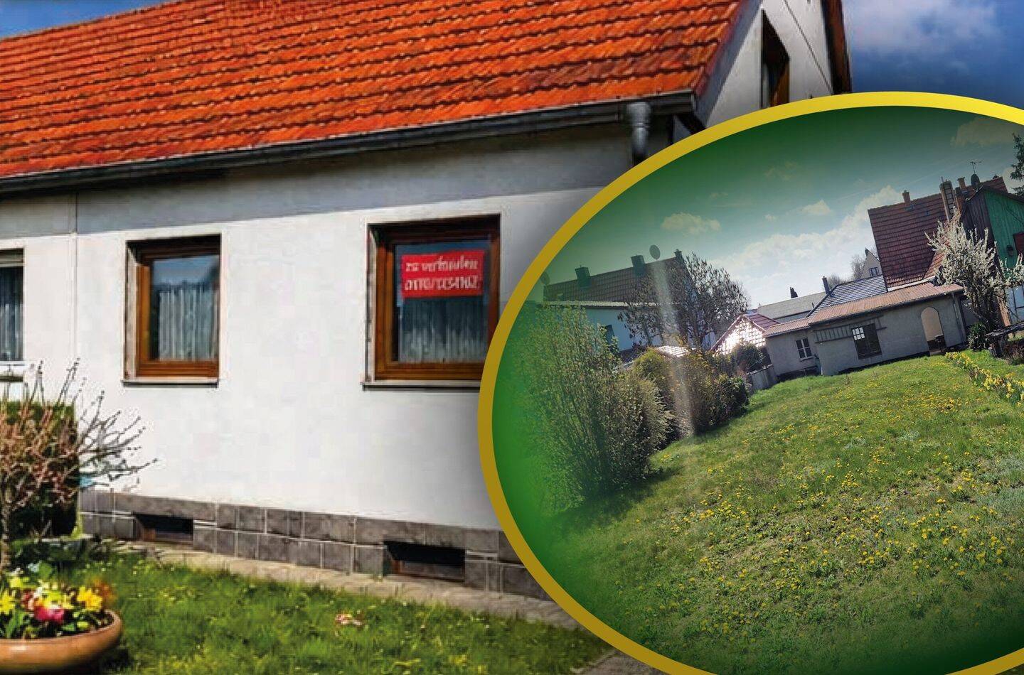 Charmante Doppelhaushälfte für Familien, Handwerker & Selbermacher - noch zu erwerben ohne Maklergebühr! – Weinbergen – Bild 1 von 1